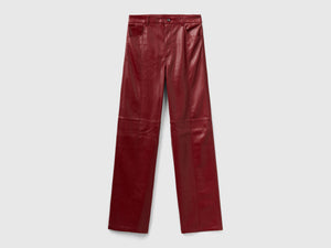 Pantaloni in tessuto spalmato