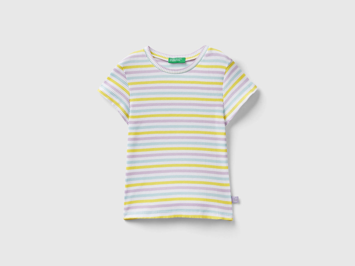 Maglietta slim fit a righe