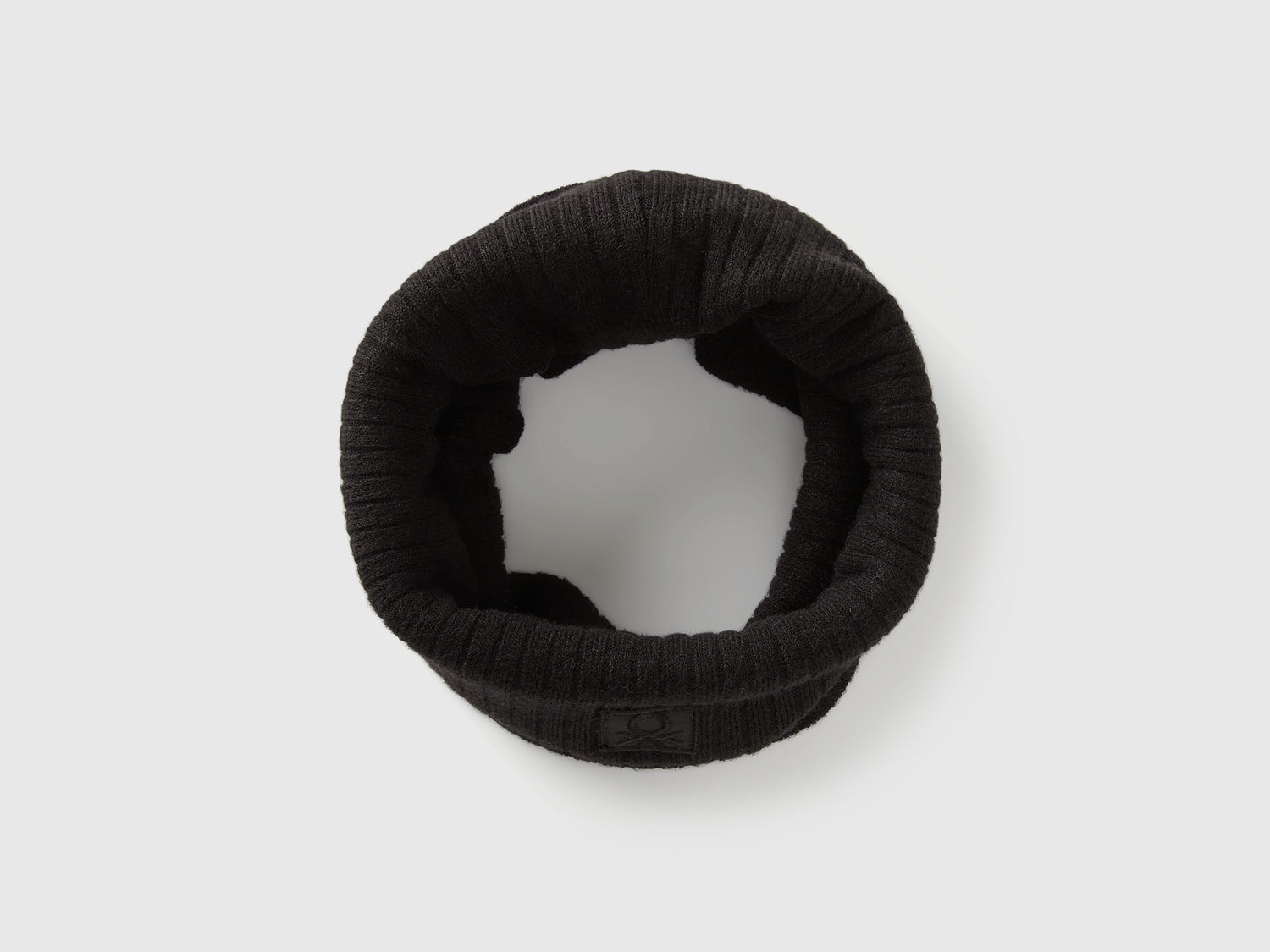 Scaldacollo in misto viscosa stretch da bambino nero | Benetton Outlet