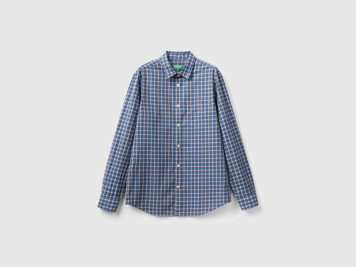 Camicia a quadri slim fit da uomo multi-color | Benetton Outlet