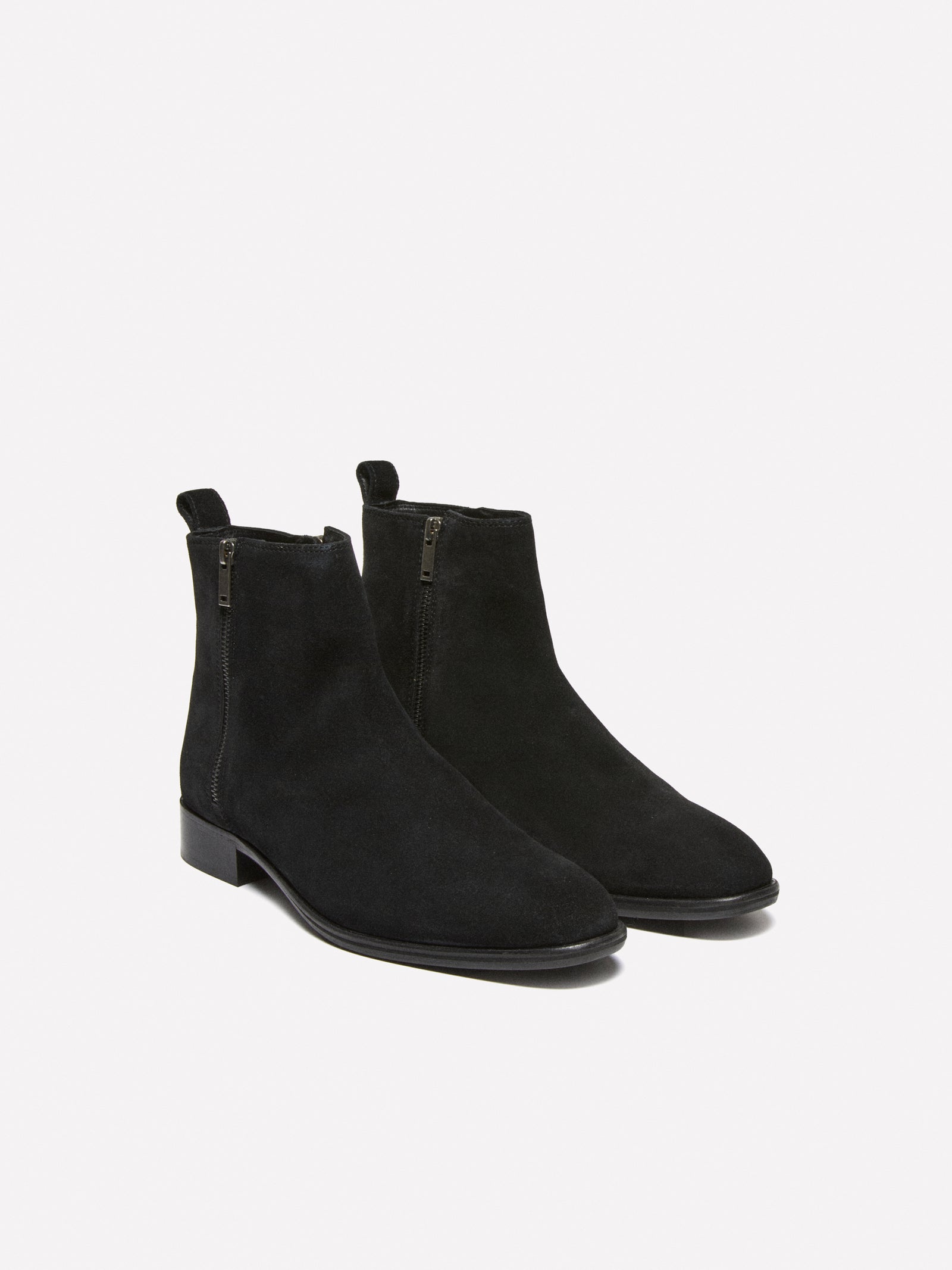 Suede ankle boots da uomo nero | Sisley Outlet