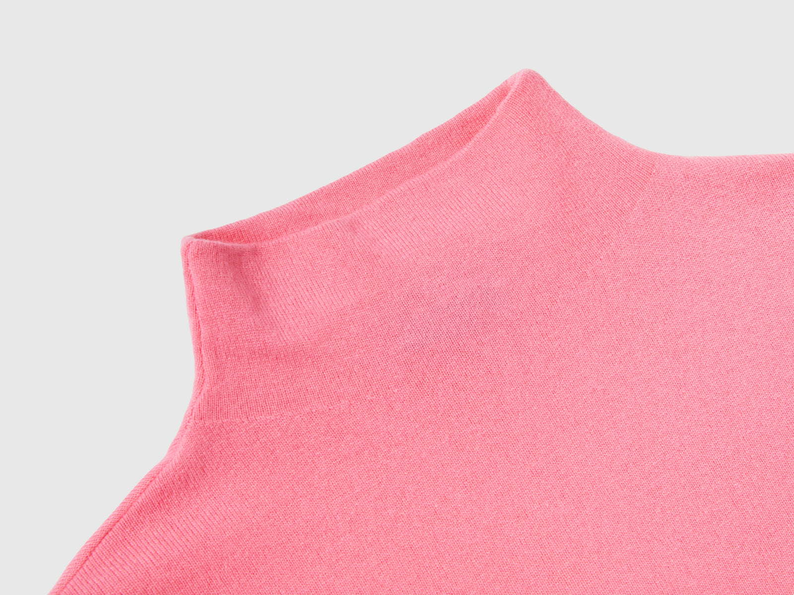Maglia in misto cashmere da donna rosa 3 | Benetton Outlet