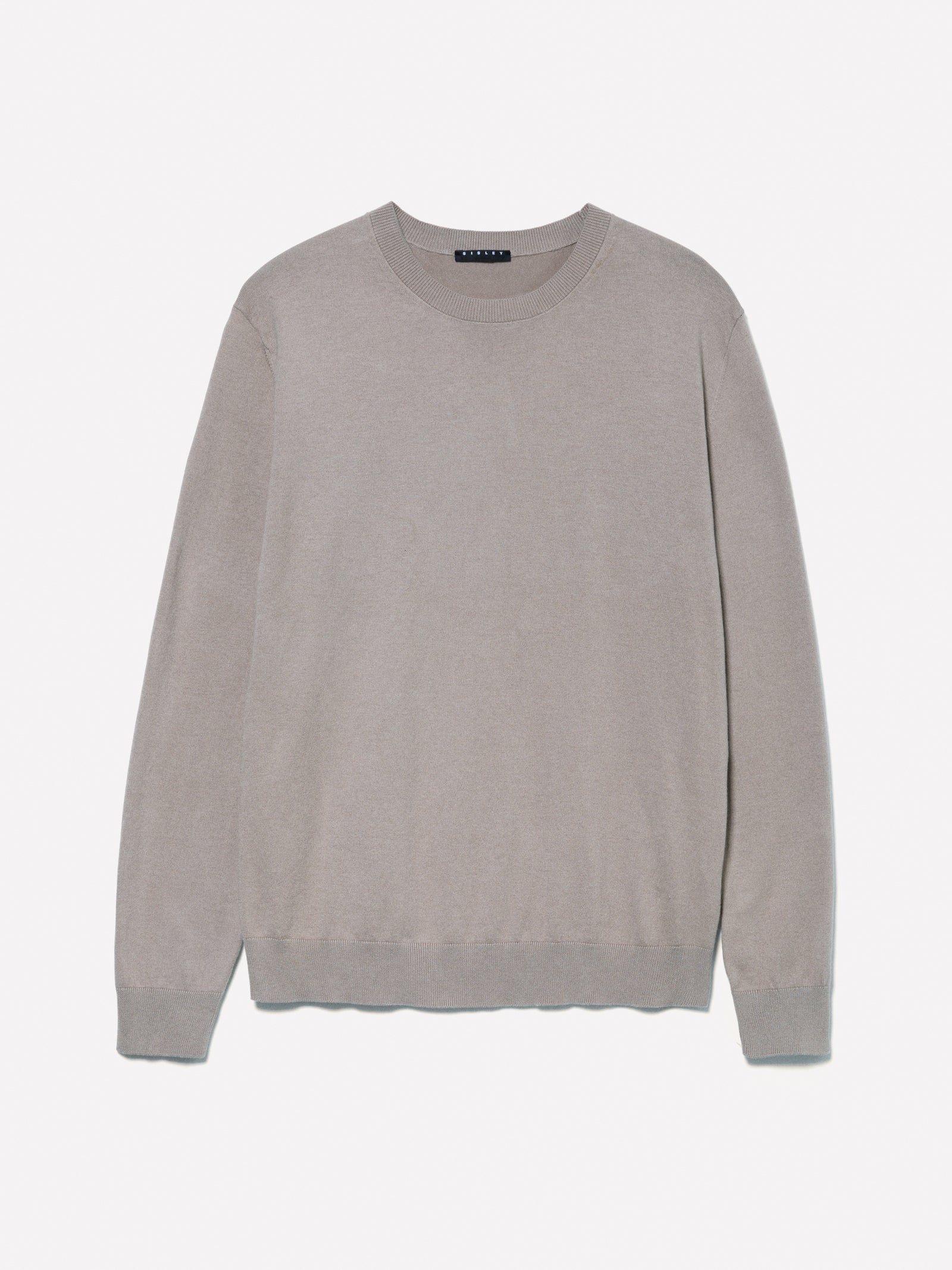 Maglia tinta unita da uomo marrone | Sisley Outlet
