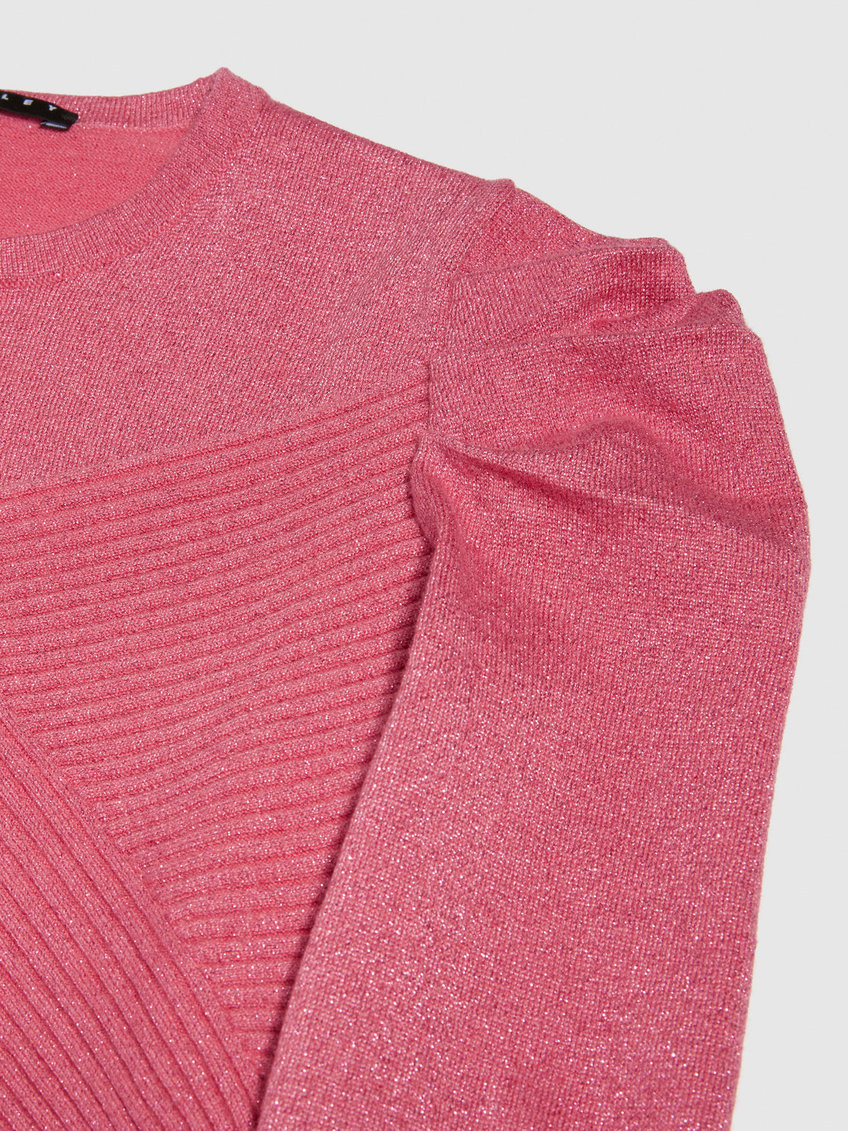 Maglia asimmetrica con lurex