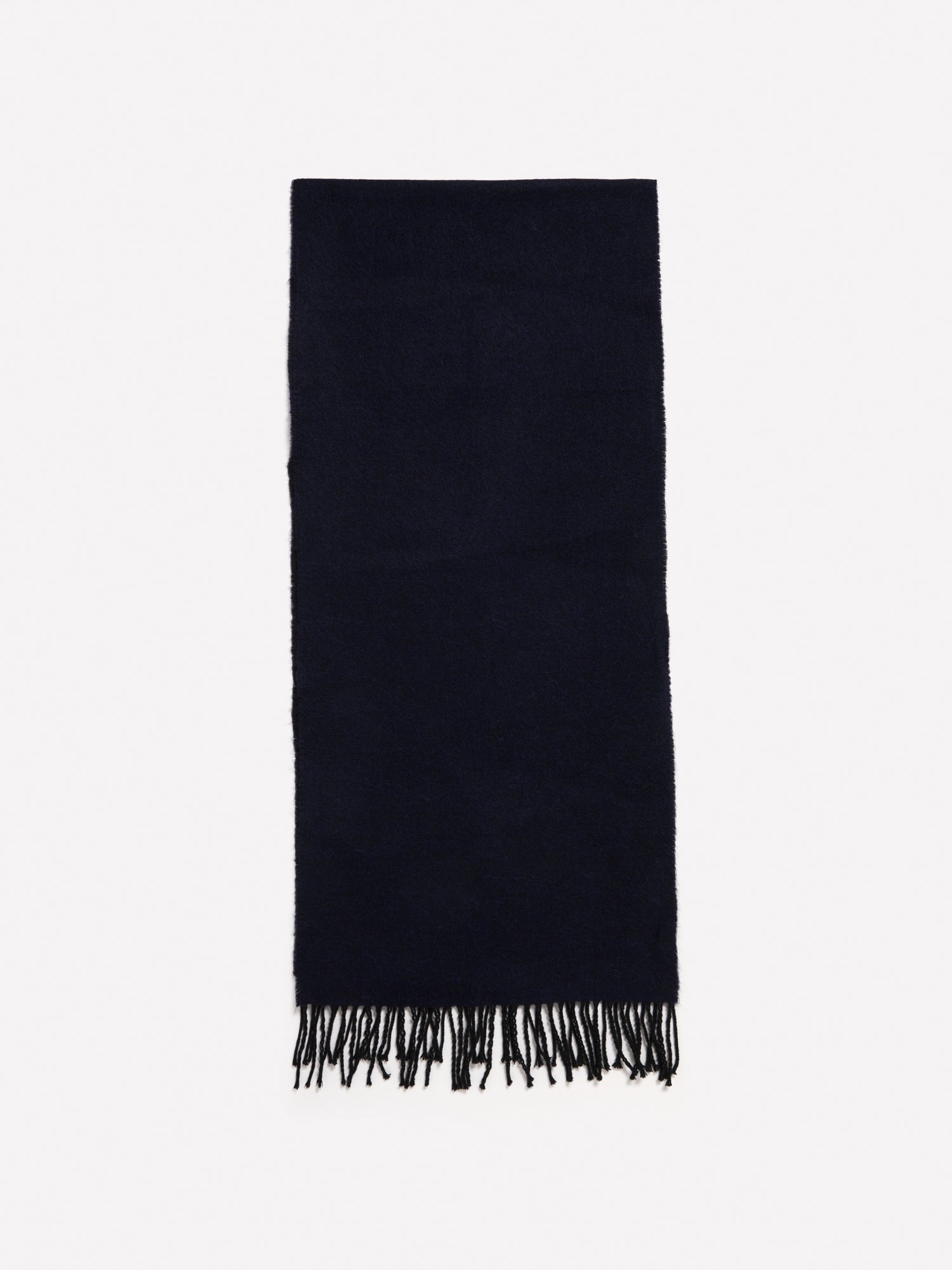 Sciarpa con frange da uomo nero | Sisley Outlet