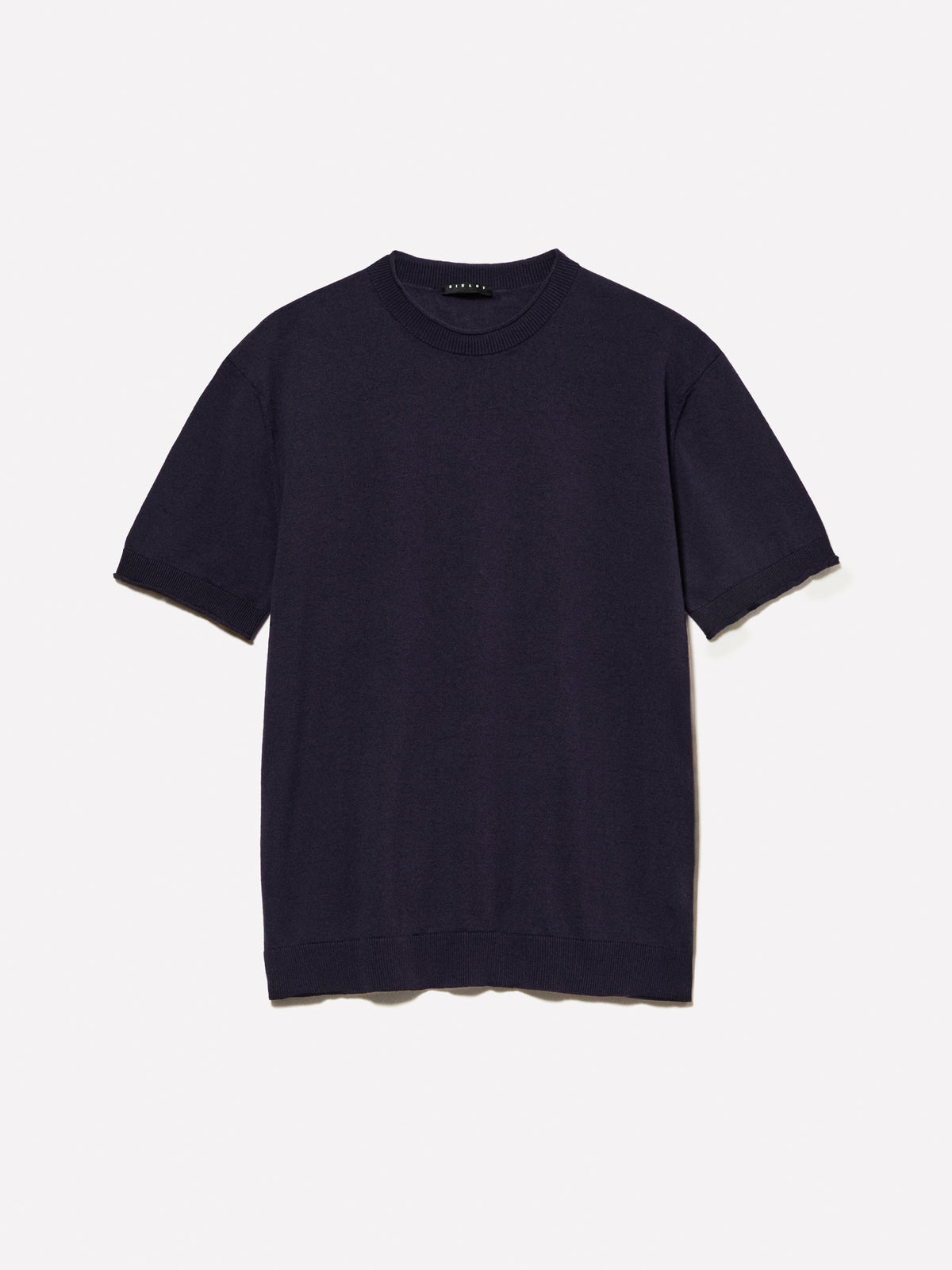 Maglia blu a maniche corte