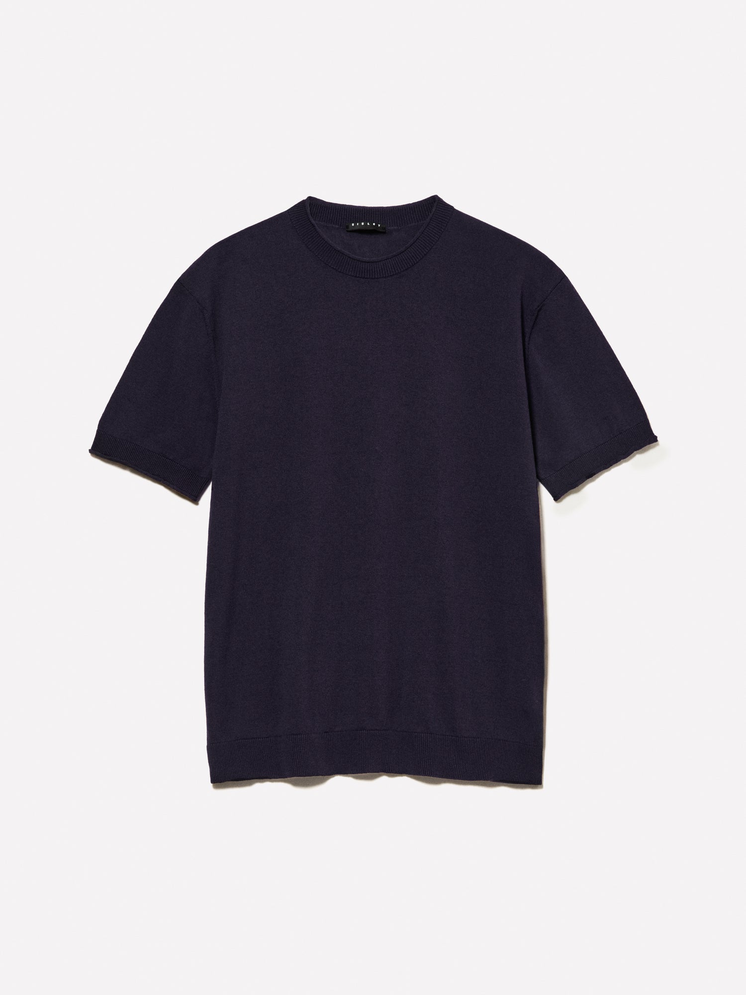 Maglia blu a maniche corte da uomo blu scuro | Sisley Outlet