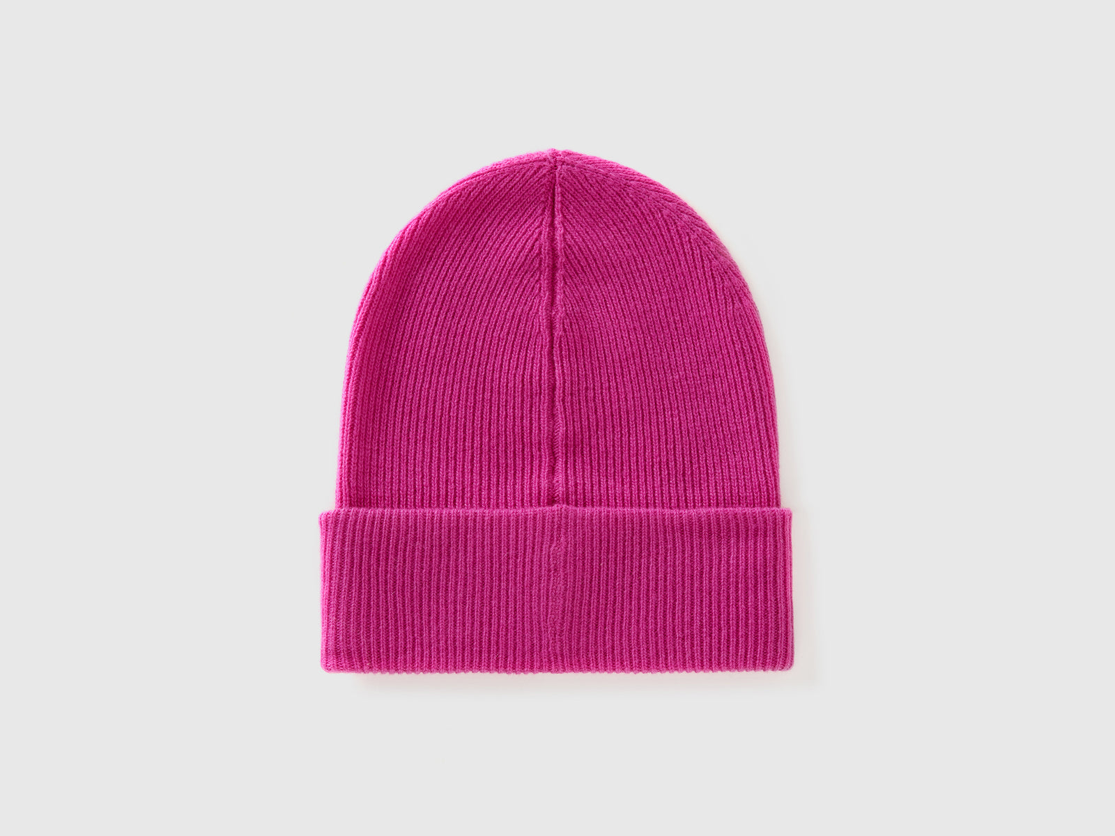 Berretto in misto lana da bambino fucsia 2 | Benetton Outlet