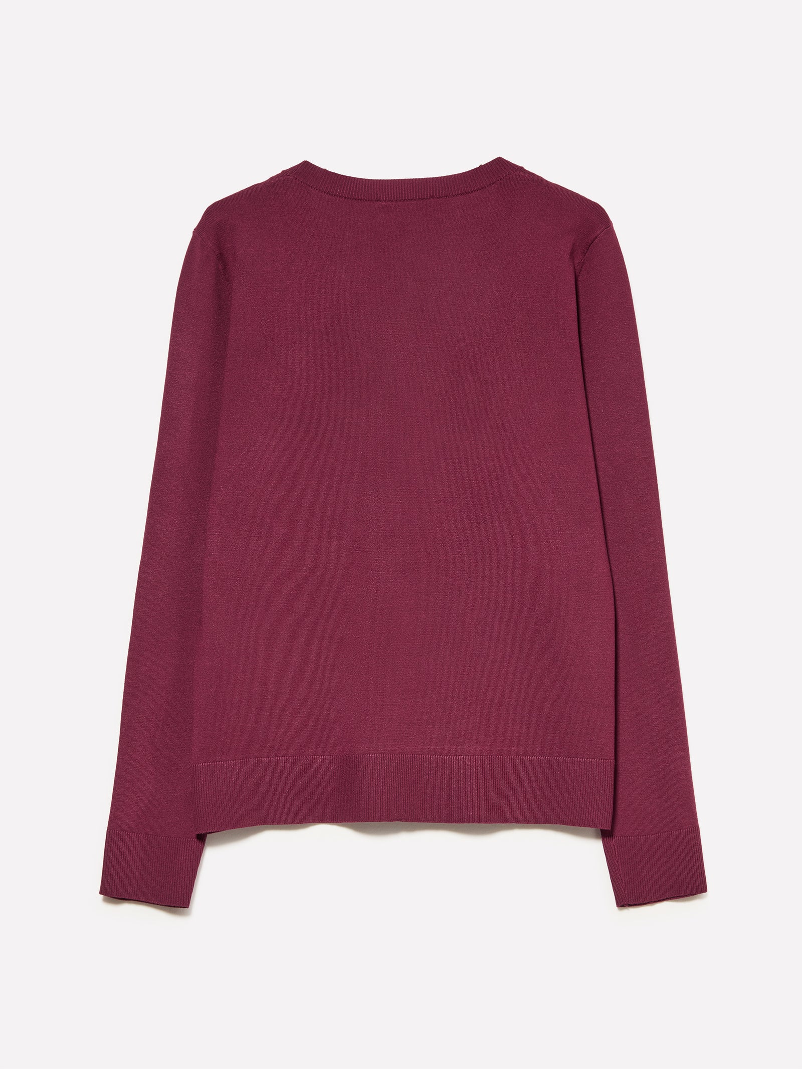 Maglia girocollo da donna bordeaux 2 | Sisley Outlet