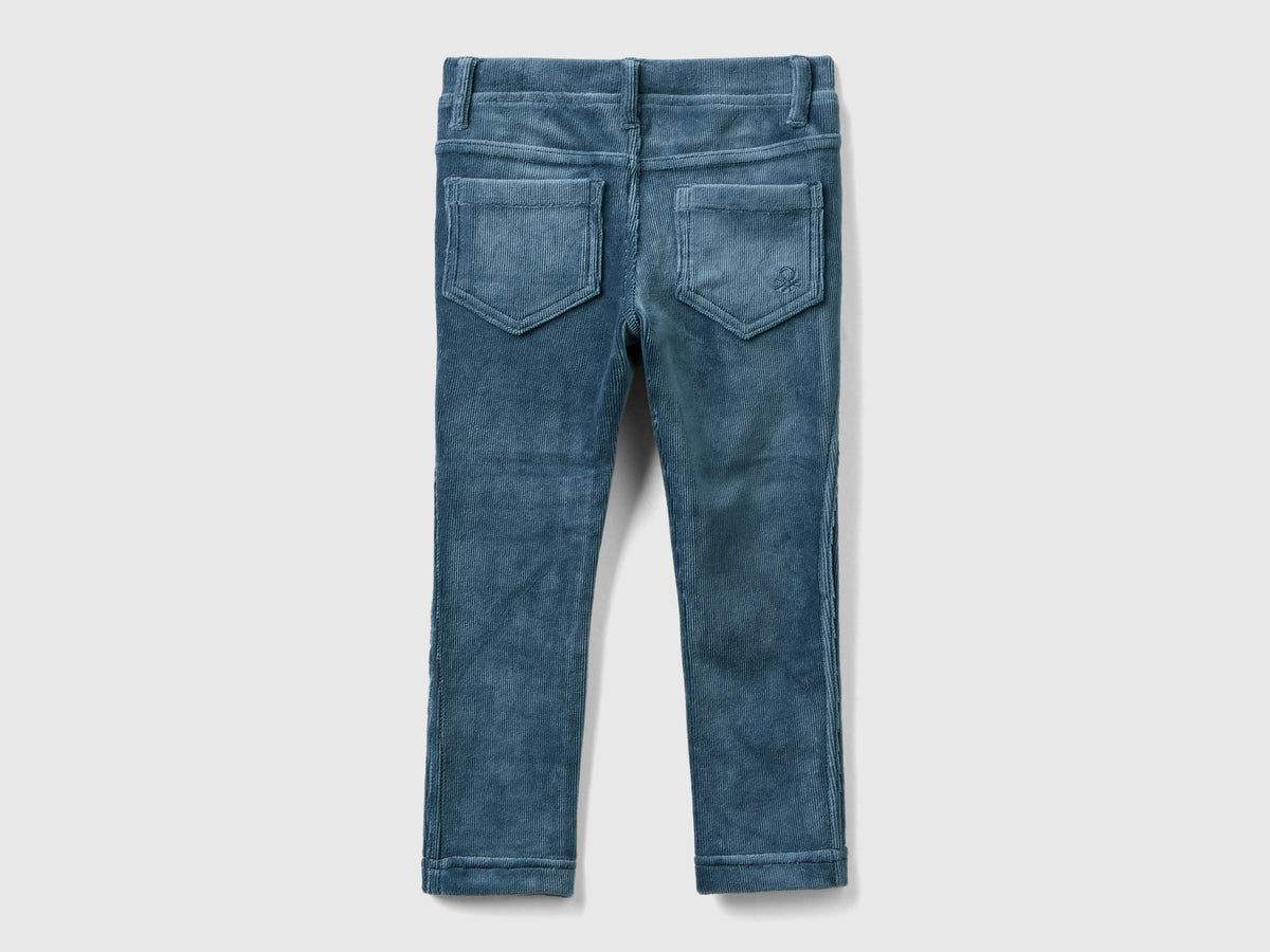 Pantaloni in ciniglia a costine