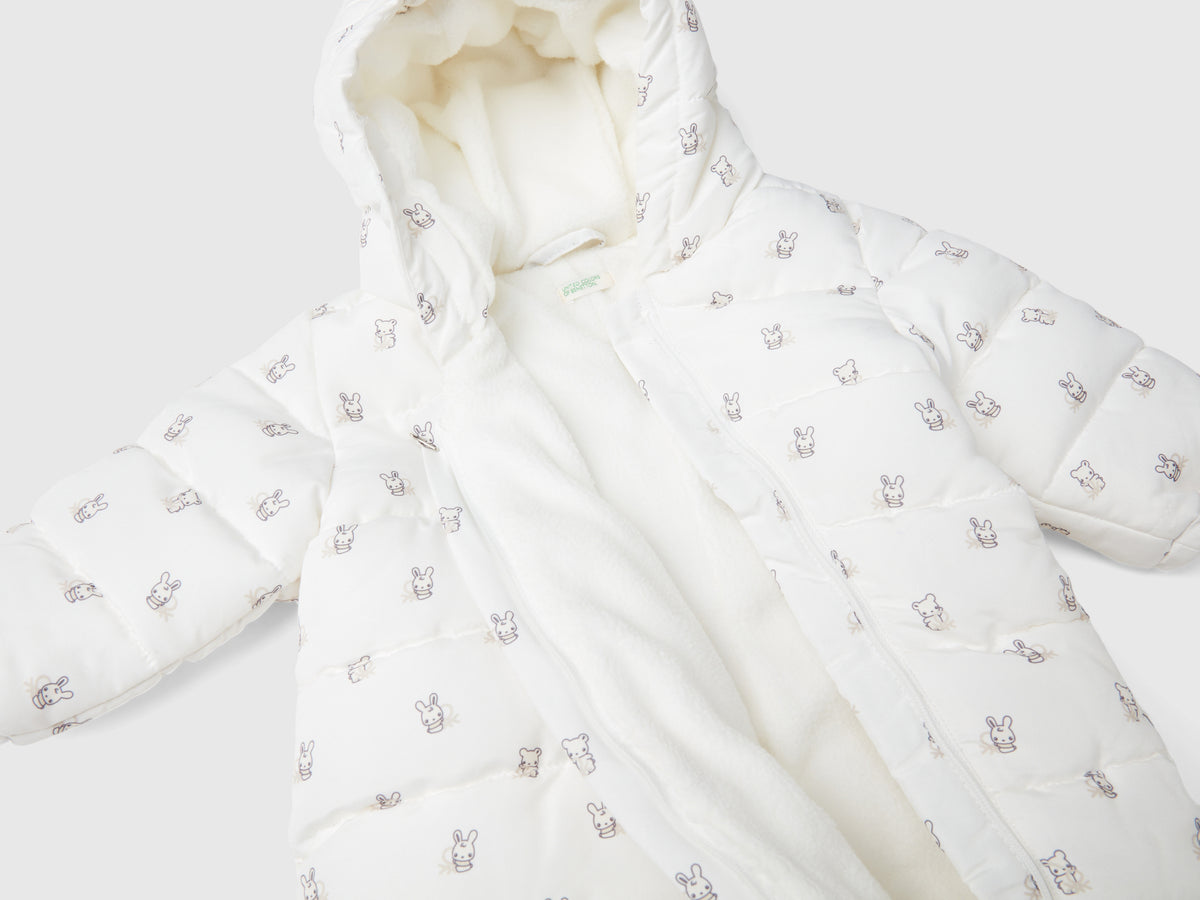 "Rain Defender" padded one-piece suit