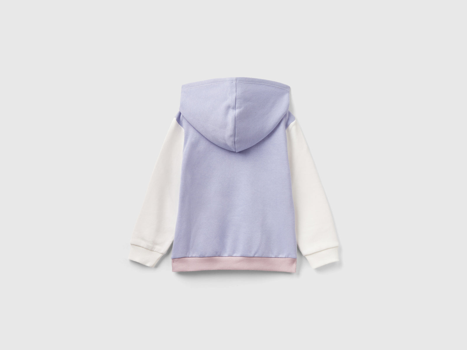 Felpa con zip in misto cotone da bimba multi-color 2 | Benetton Outlet