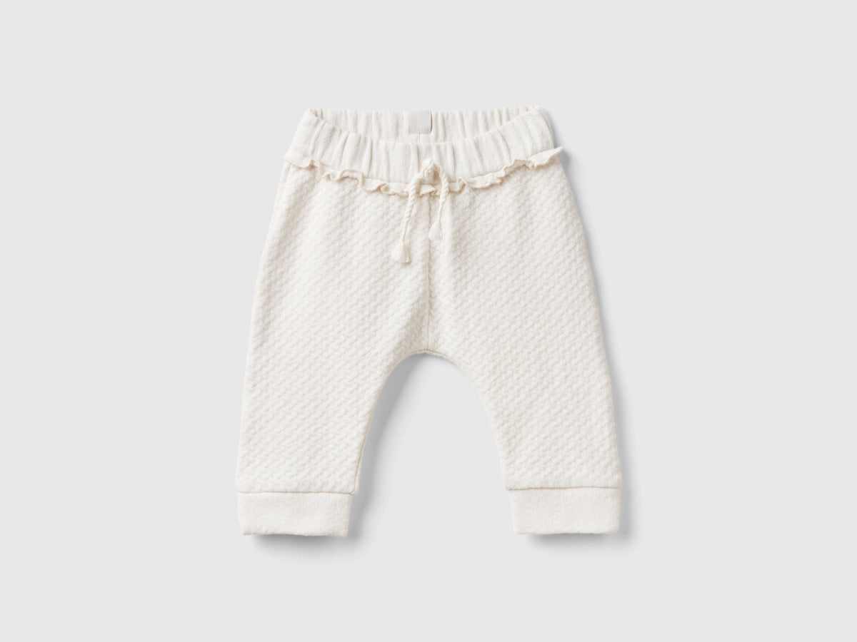 Pantaloni jacquard con spacchetti