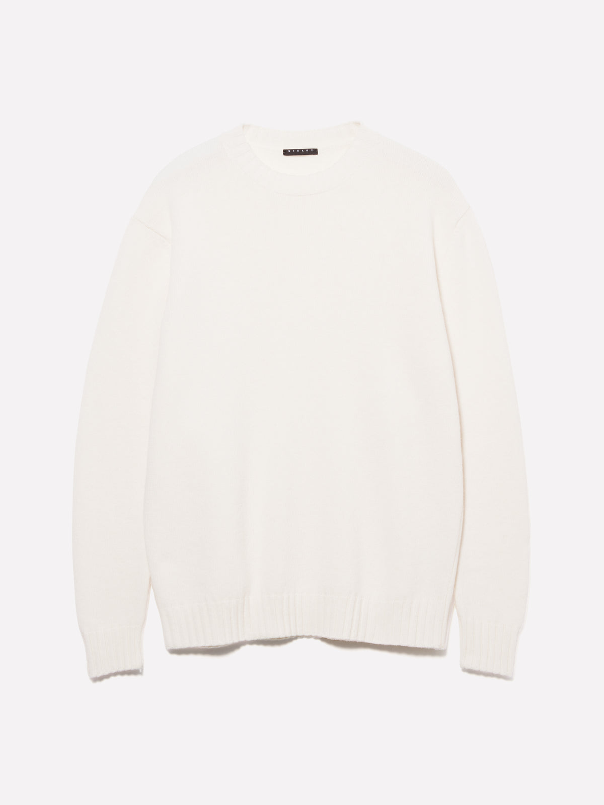 Crew neck sweater in wool blend