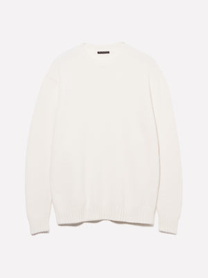 Crew neck sweater in wool blend