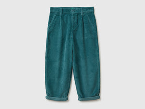 Pantaloni baloon fit in velluto