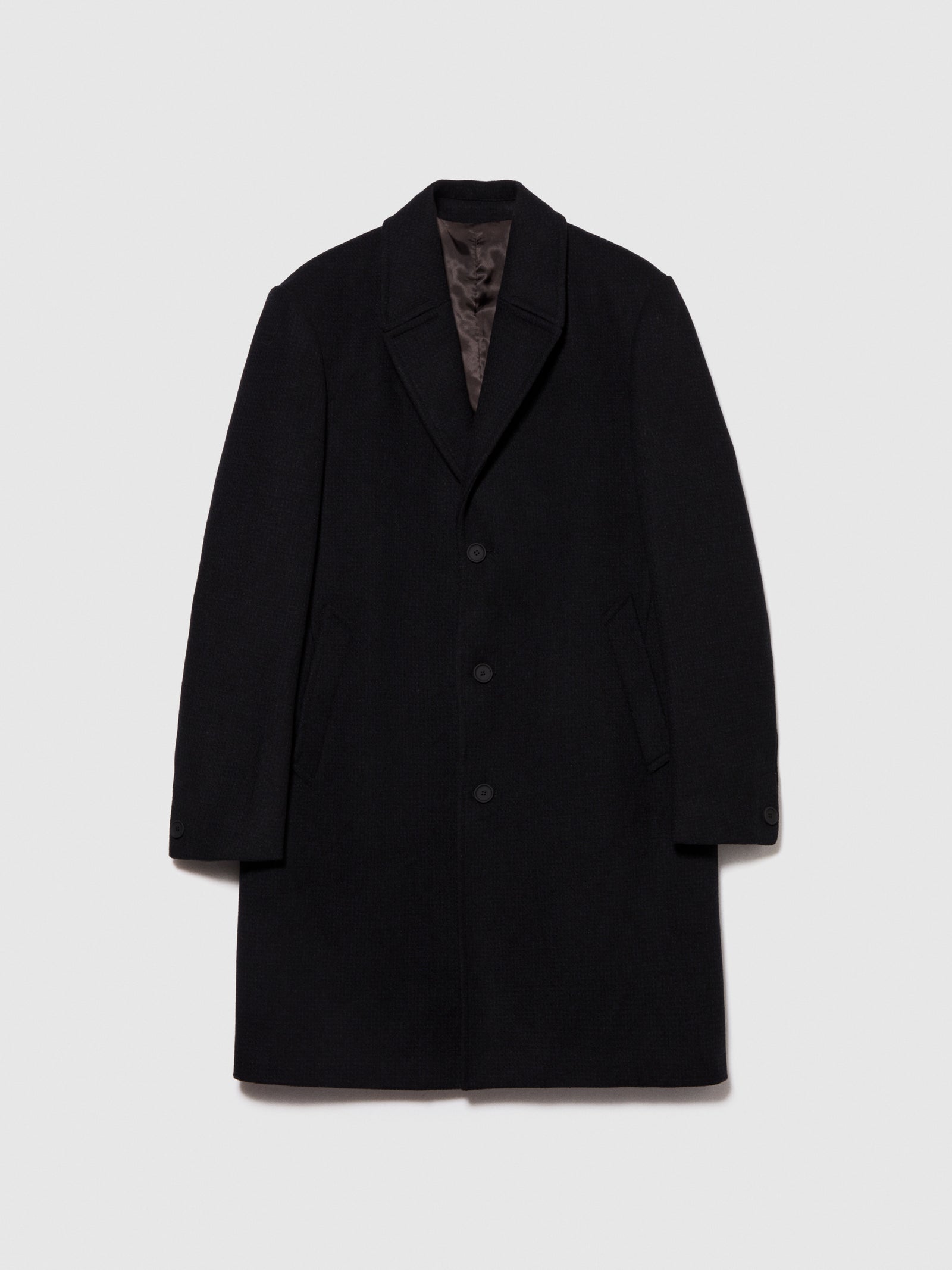 Cappotto formale da uomo nero | Sisley Outlet