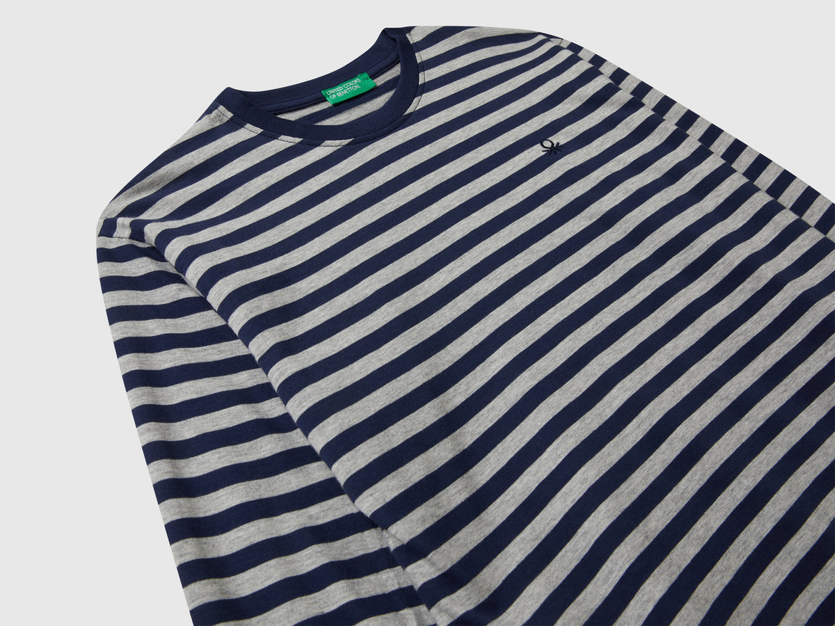 T-shirt manica lunga a righe