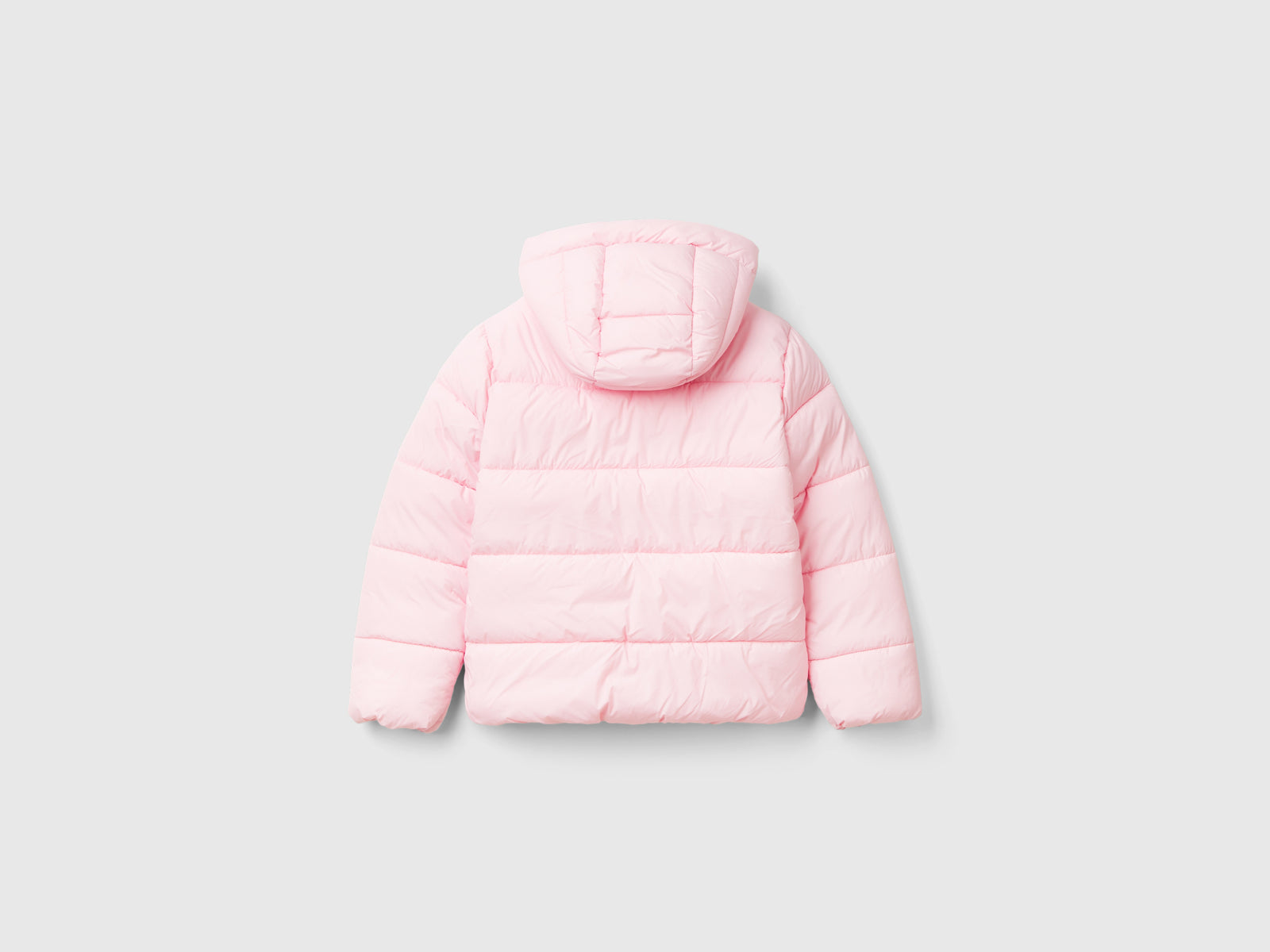 Giubbotto in nylon "Rain Defender" da bambina rosa 2 | Benetton Outlet
