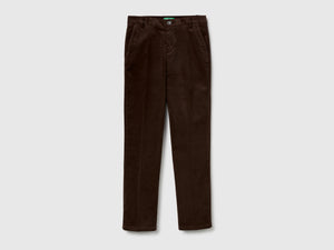 Chino in velluto elasticizzato