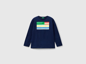 T-shirt manica lunga in cotone bio