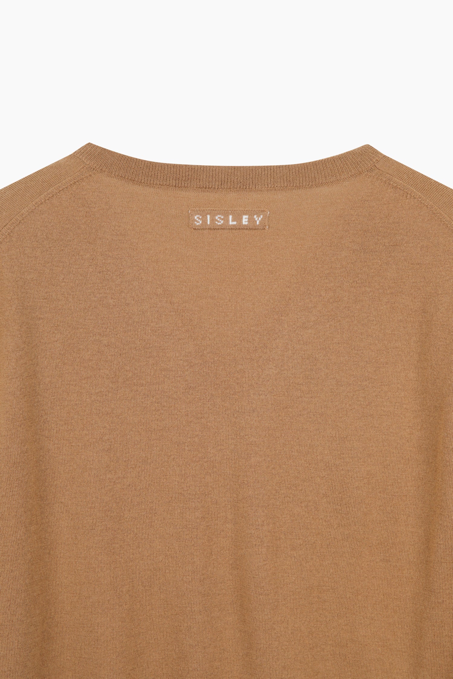 Maglia 100% lana con scollo a V da donna cammello 4 | Sisley Outlet