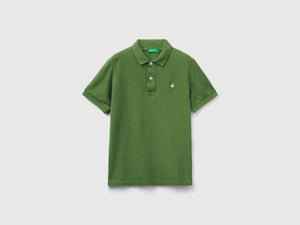Polo slim fit 100% cotone