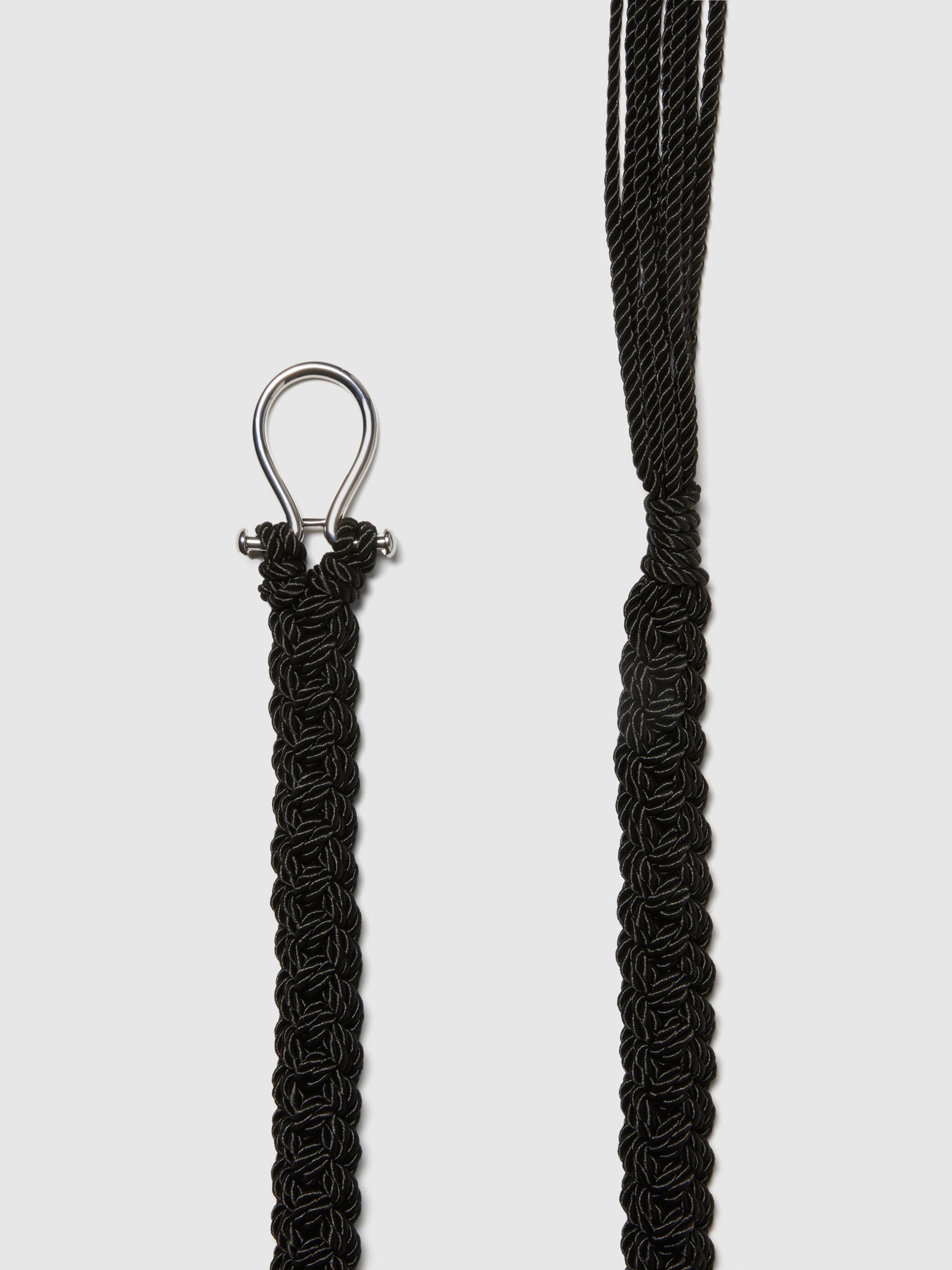 Cintura intrecciata con frange da donna nero 2 | Sisley Outlet