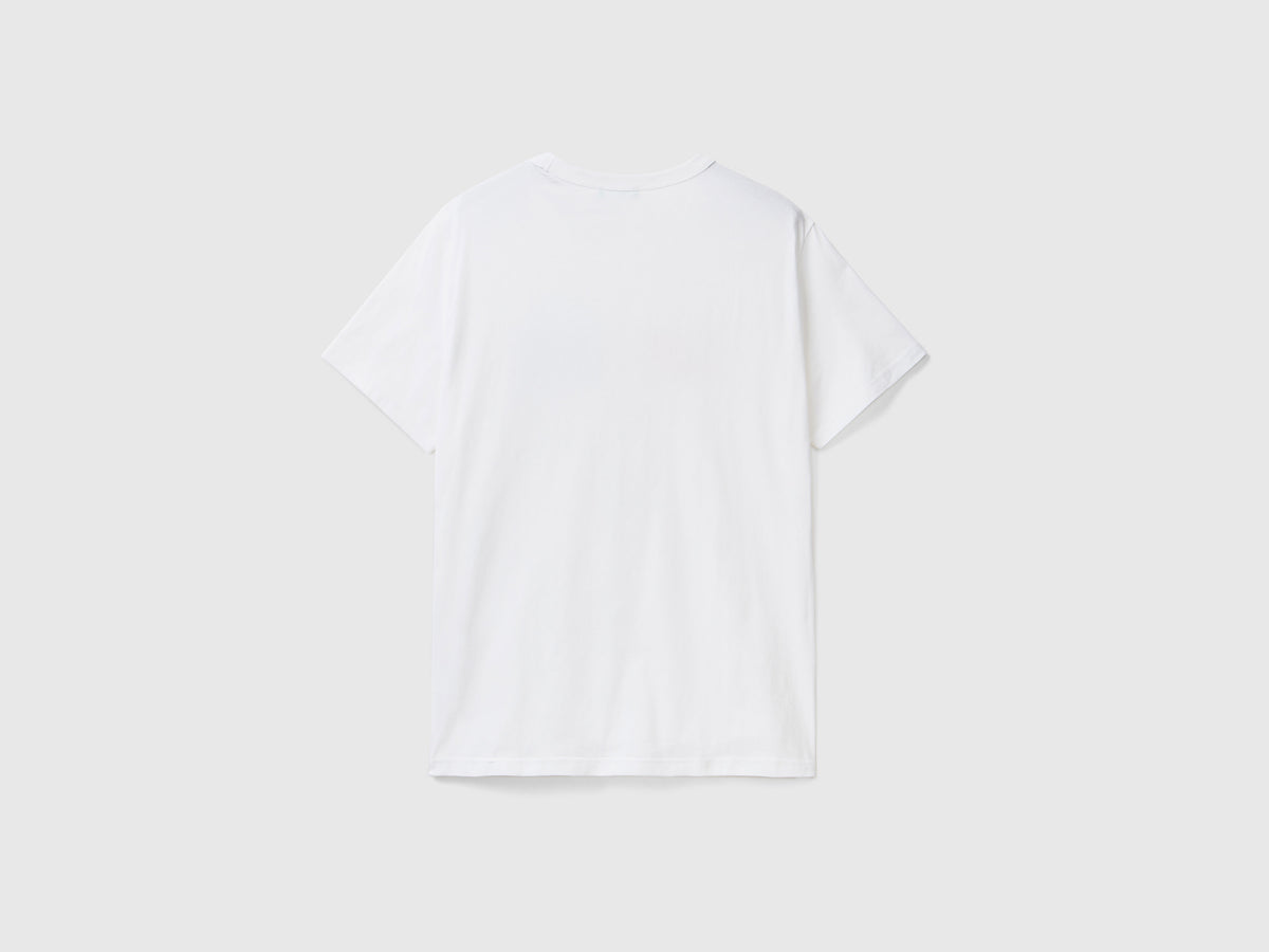 T-shirt in cotone bio con logo