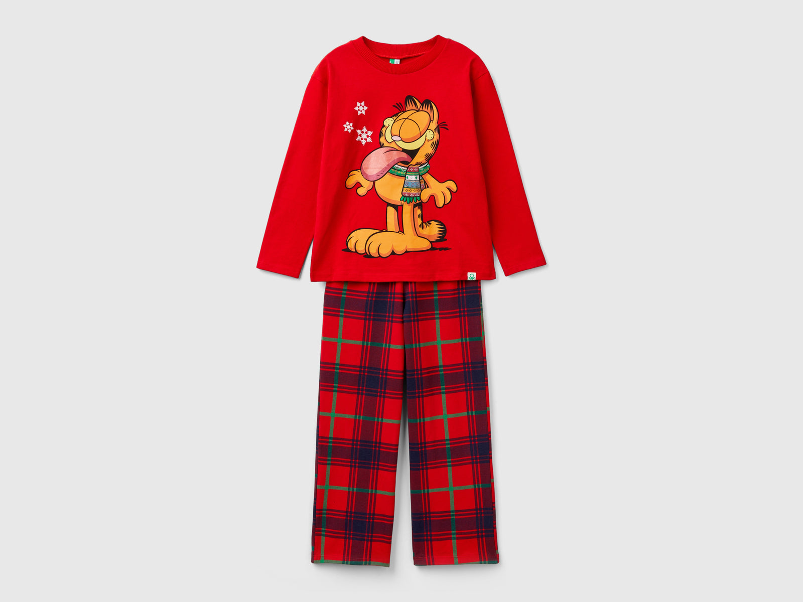Pigiama lungo Garfield ©2024 by Paws, Inc. da bambino rosso | Benetton Outlet