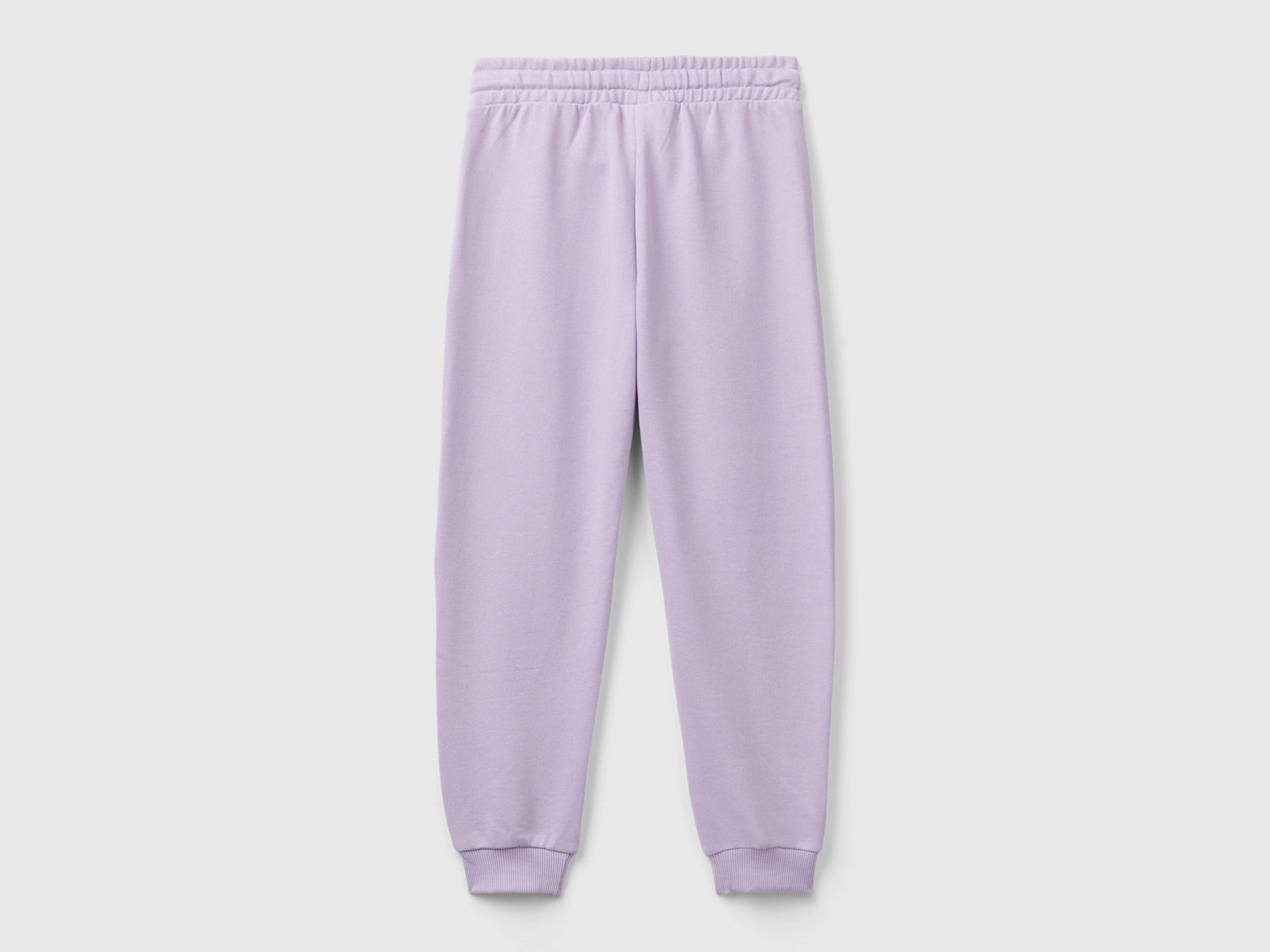 Pantaloni in felpa con logo da bambina lilla 2 | Benetton Outlet