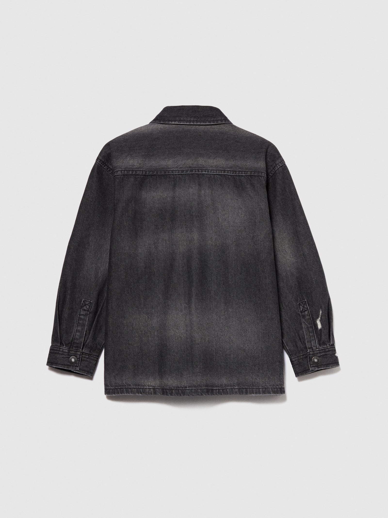 Camicia di jeans over da bambino nero 2 | Sisley young Outlet