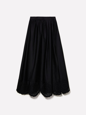 Gonna midi con pizzo