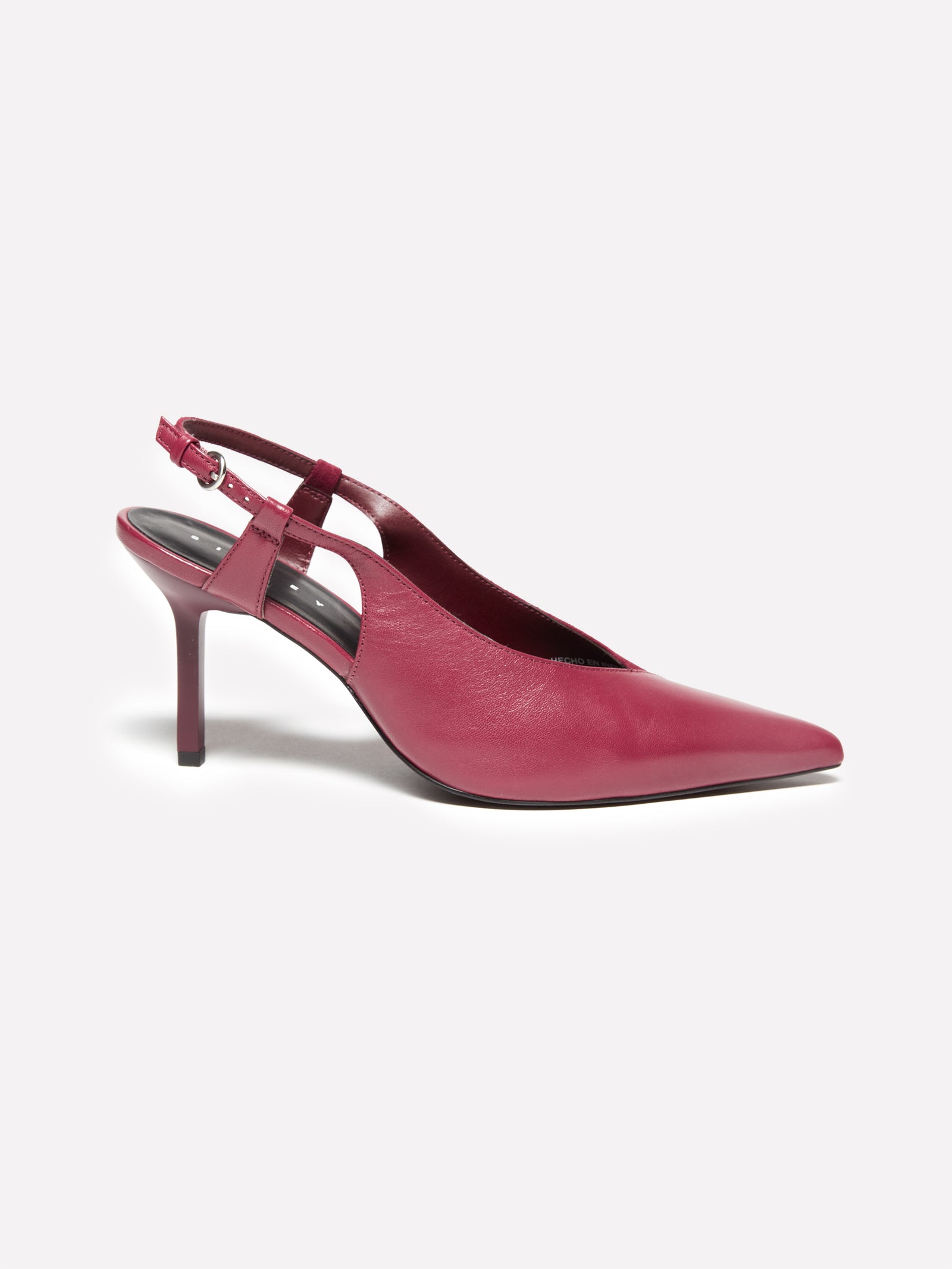 Slingback in 100% pelle da donna bordeaux 4 | Sisley Outlet