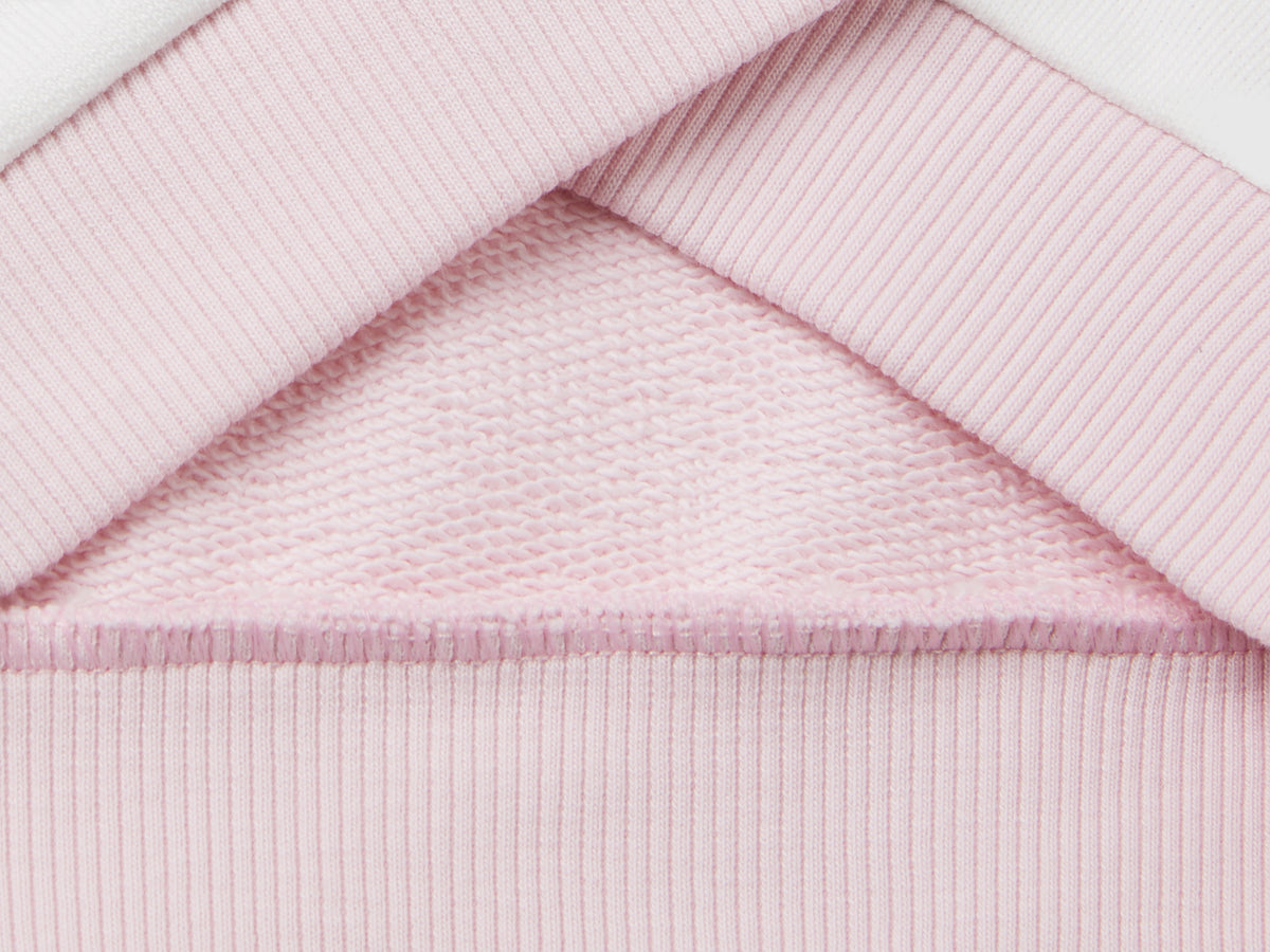 Felpa 100% cotone bio con logo