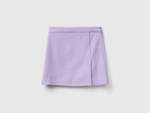 Minigonna con zip laterale