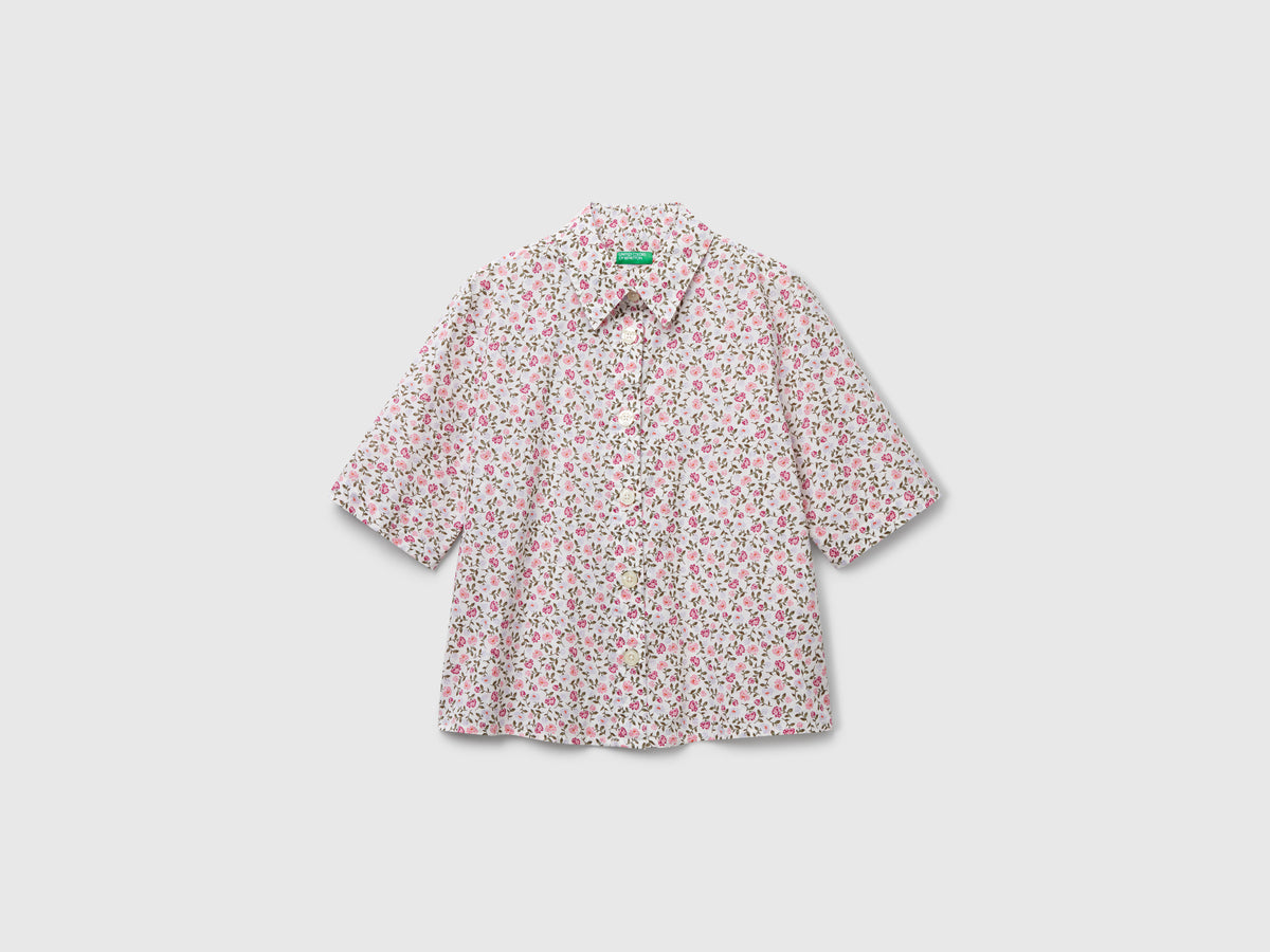 Camicia fantasia a manica corta