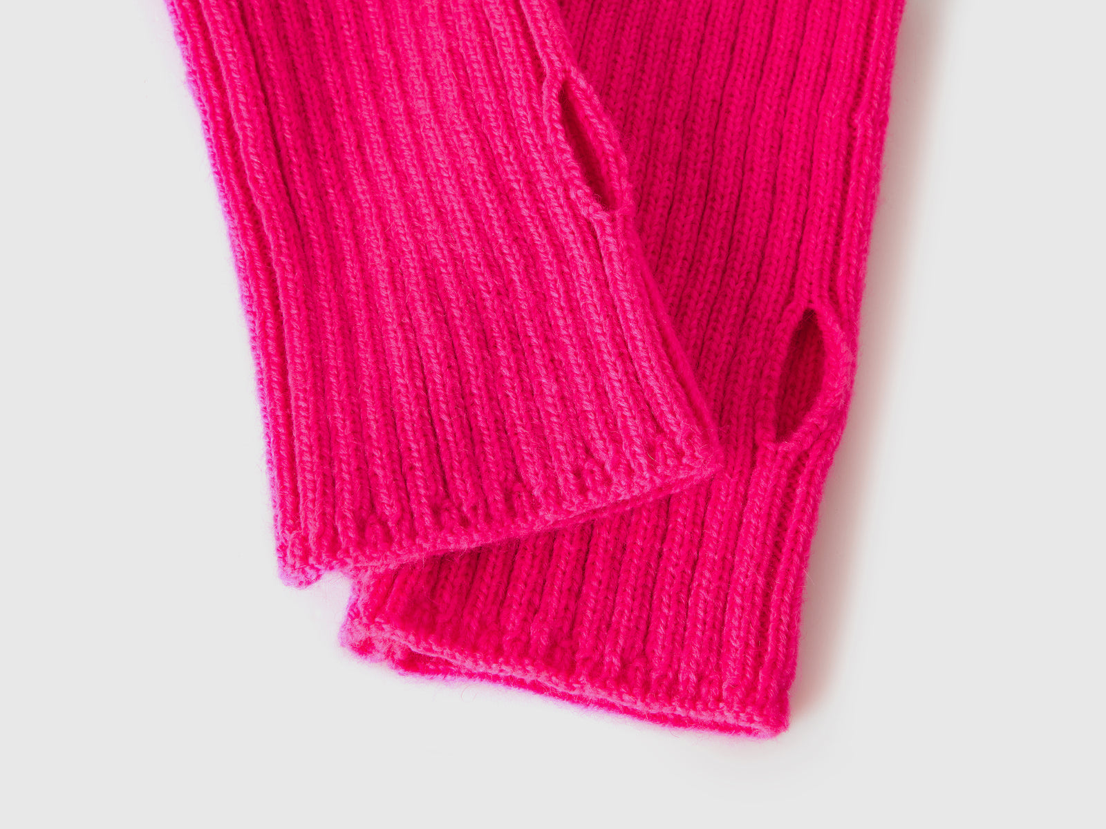Manicotti da donna rosa fluo 3 | Benetton Outlet