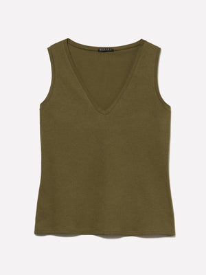 Canotta con scollo a V