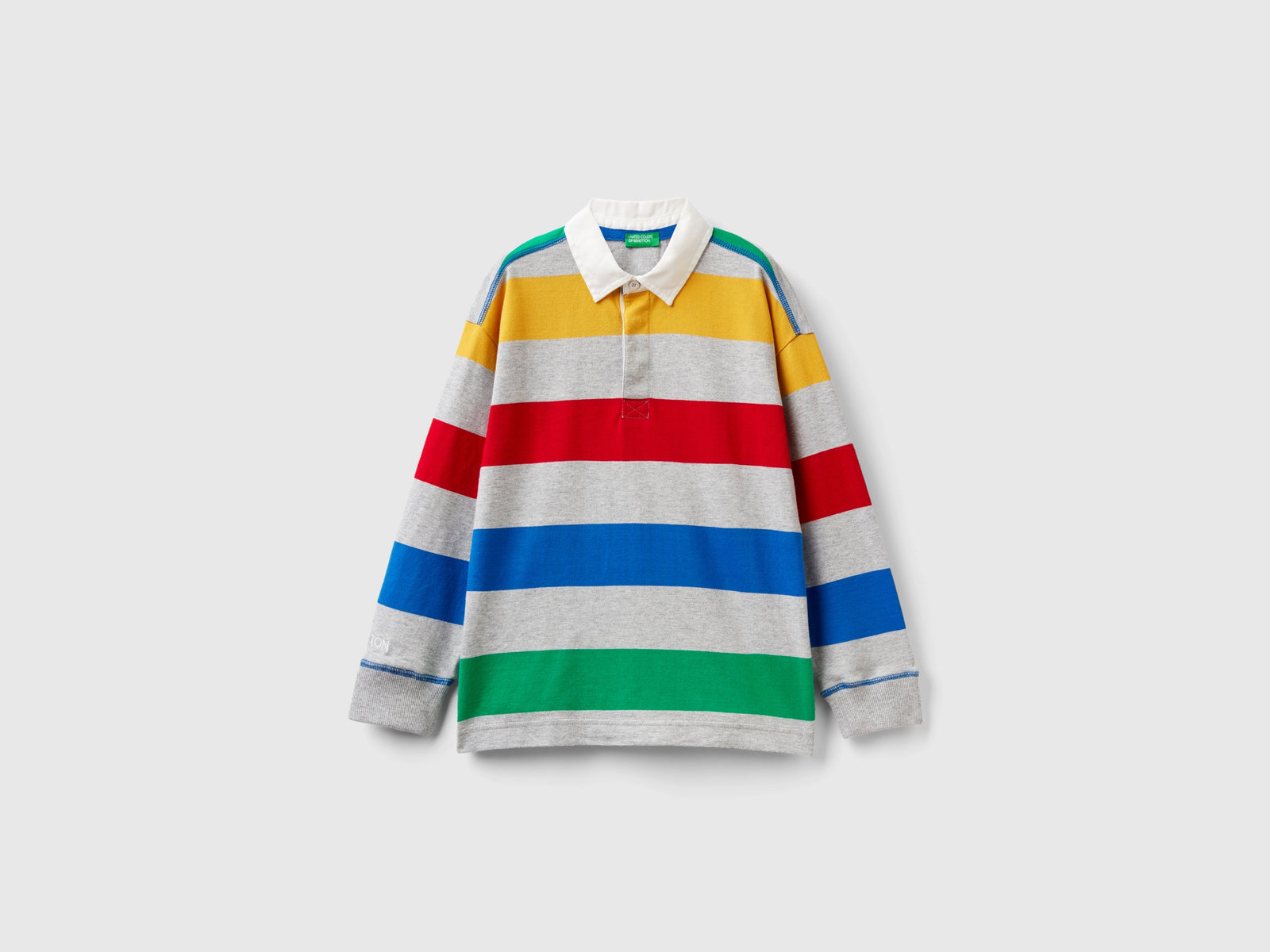 Polo rugby a righe da bambino multi-color | Benetton Outlet