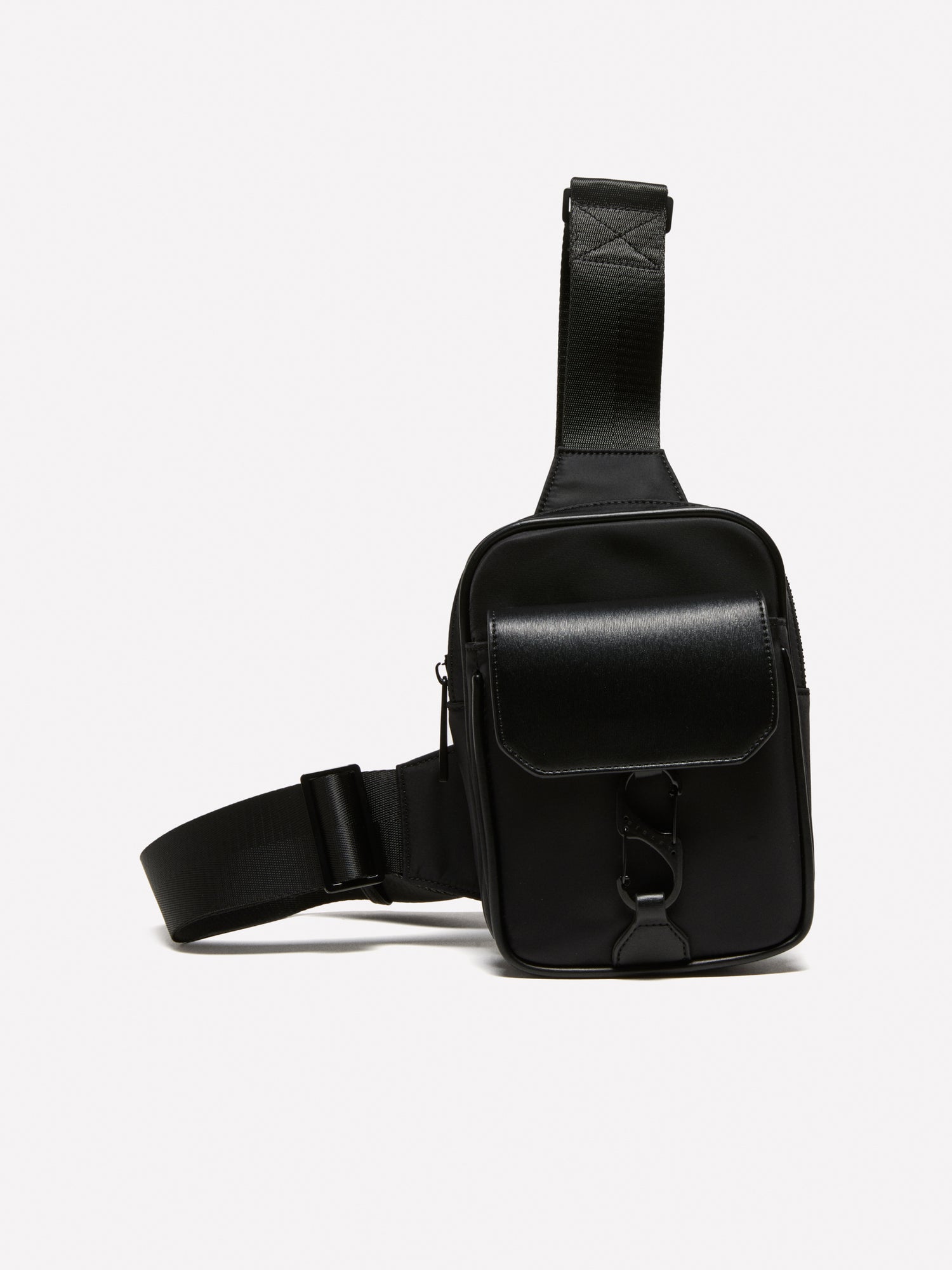 Borsello a tracolla da uomo nero | Sisley Outlet