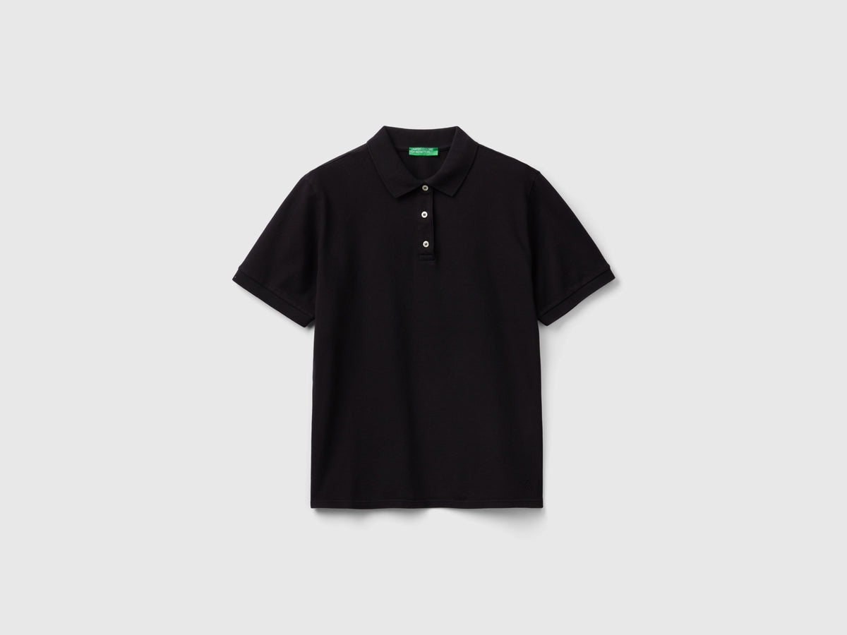 Polo in cotone bio stretch