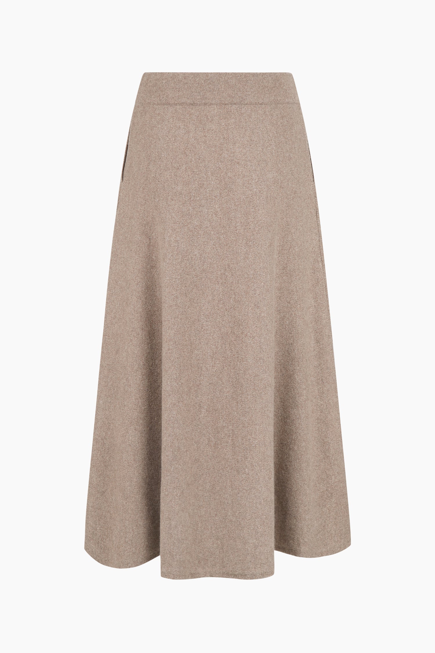 Gonna lunga in maglia da donna beige 2 | Sisley Outlet