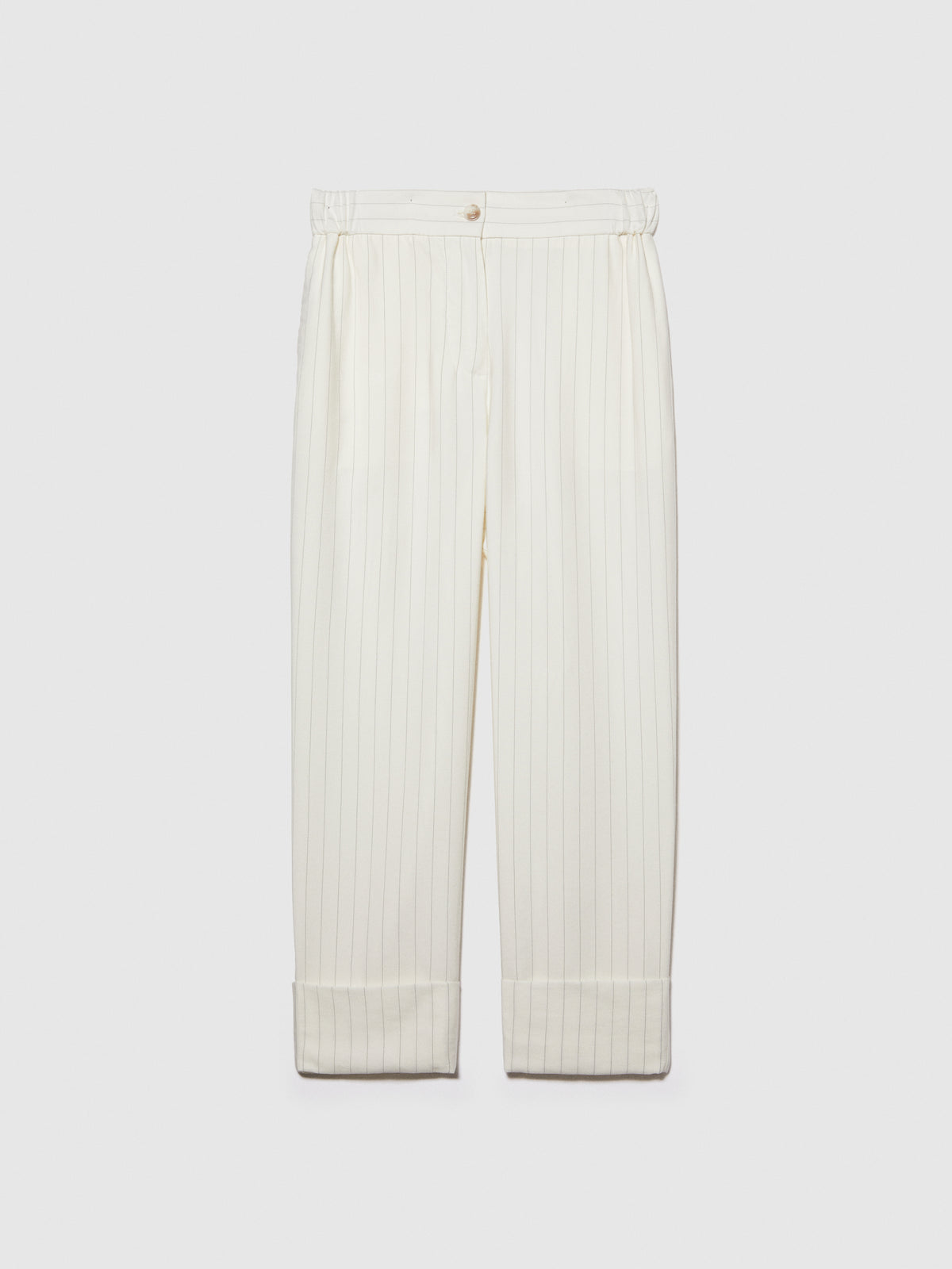Pantaloni flare fit a righe