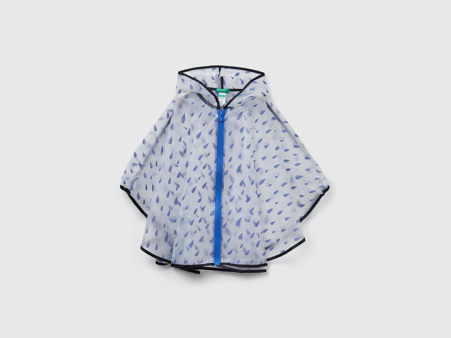 Mantellina antipioggia fantasia da bimbo azzurro | Benetton Outlet