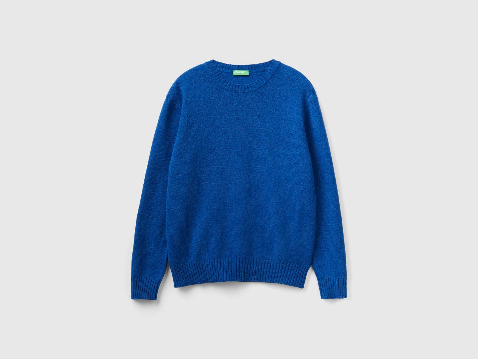 Maglia in lana Shetland da uomo bluette | Benetton Outlet