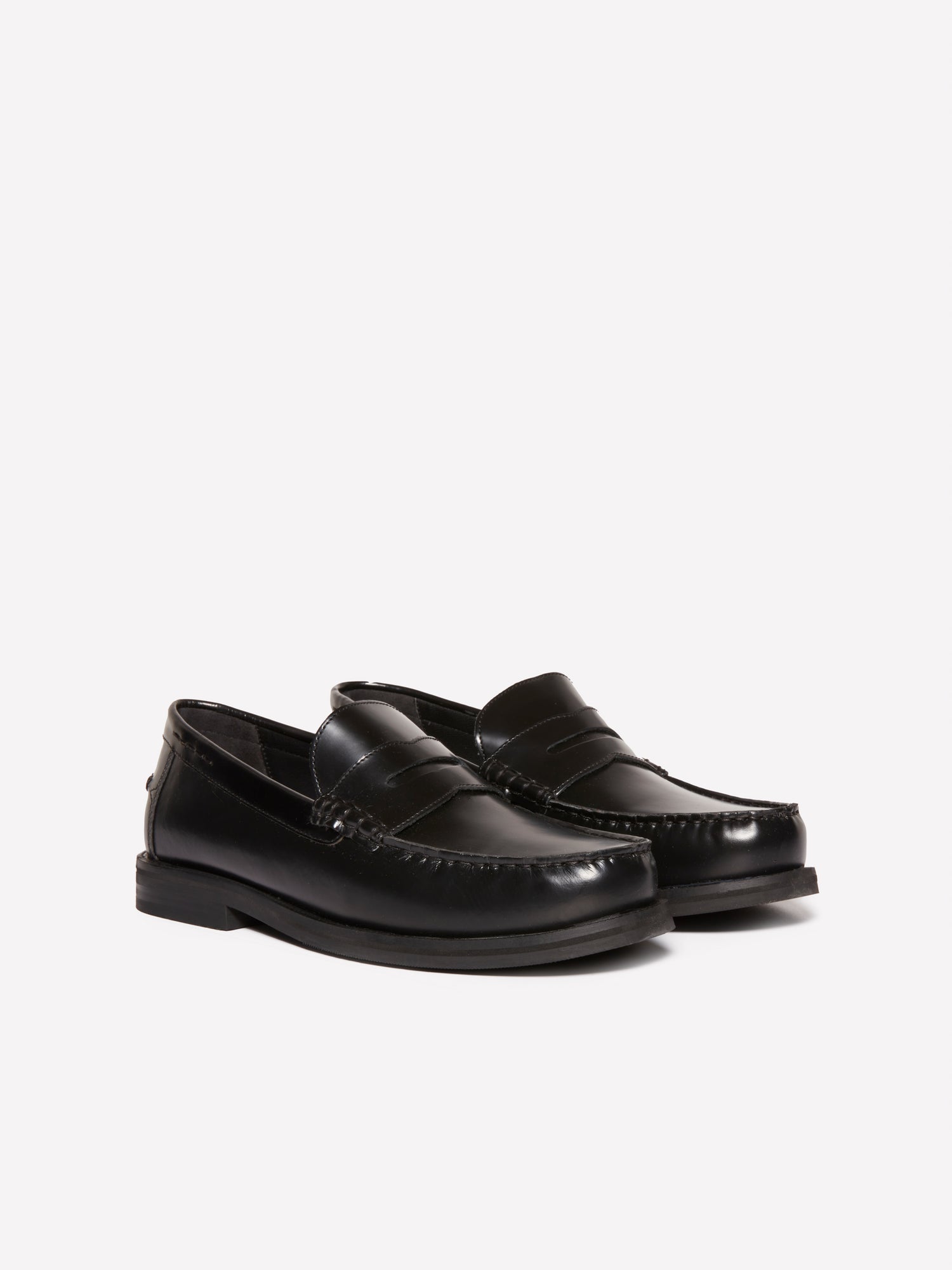 Mocassini in pelle da uomo nero | Sisley Outlet