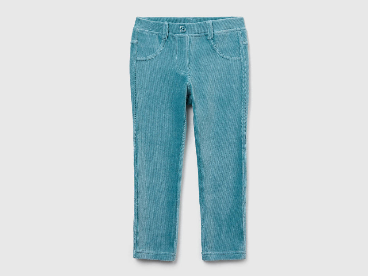 Pantaloni in ciniglia a costine