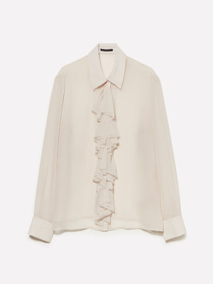 Camicia con rouches