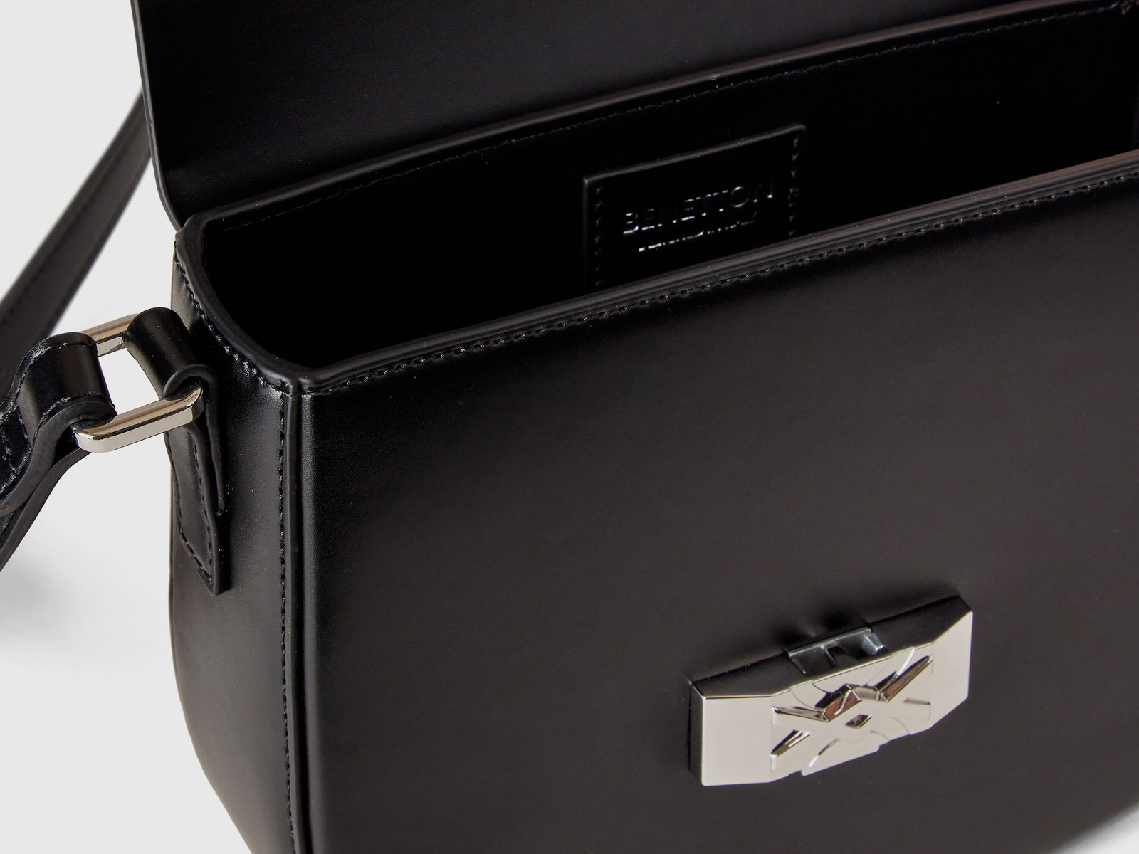 Borsa piccola a tracolla da donna nero 3 | Benetton Outlet